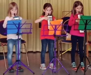 Melodicaspielerinnen