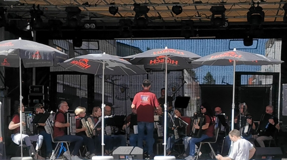 Orchester auf der B&uuml;hne