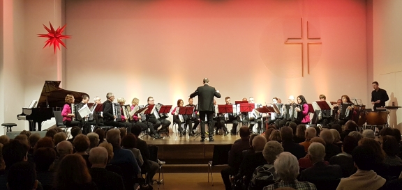 Orchester auf der Bühne