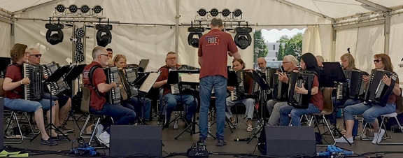 Orchester auf der B&uuml;hne